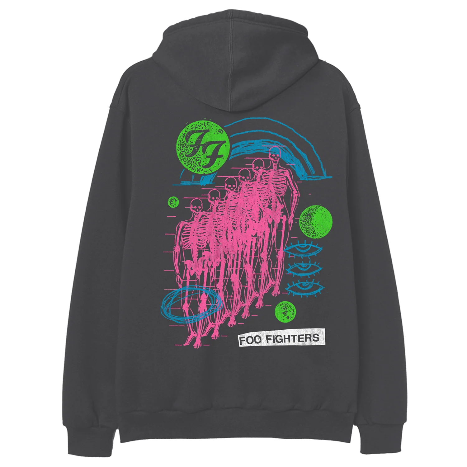 Retro Skeleton Zip Hoodie - Image 3